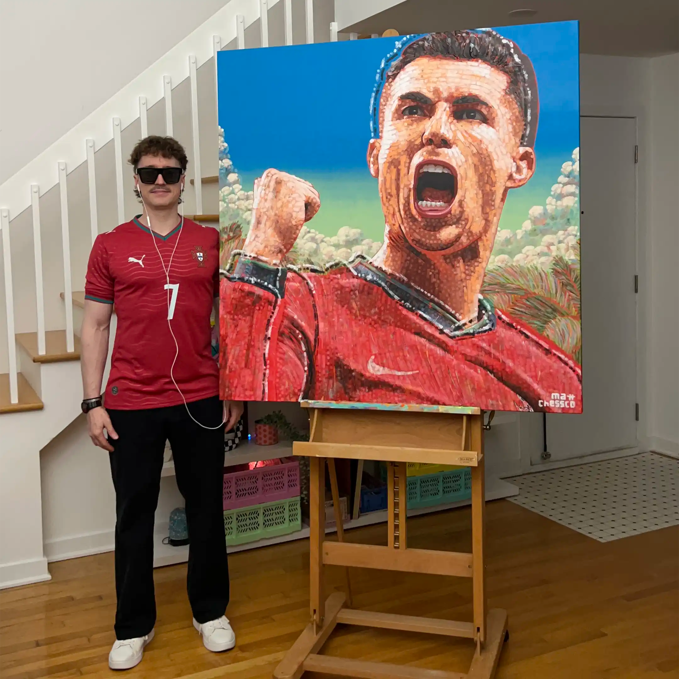 Ronaldo Original Painting