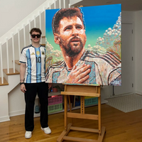 Messi Original Painting