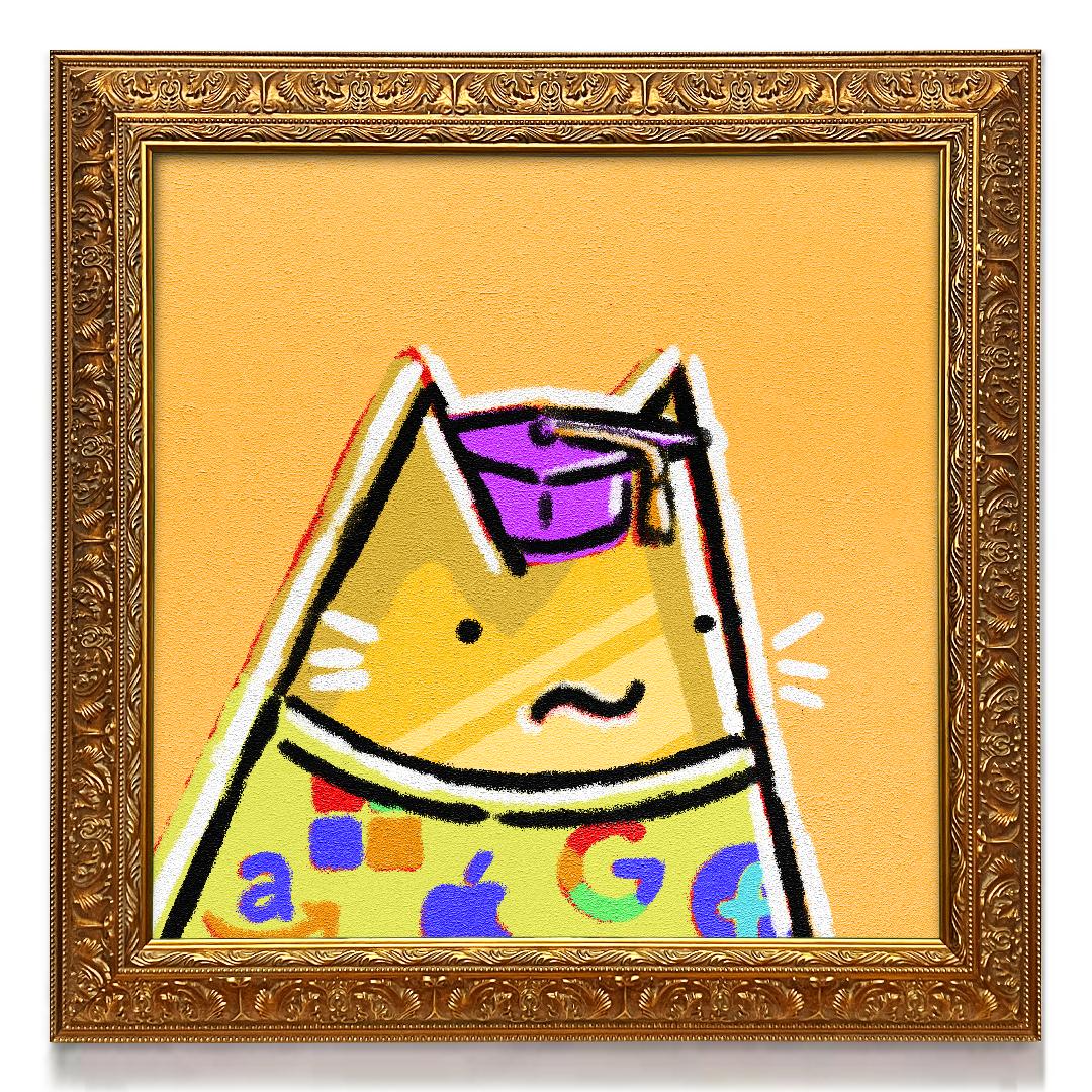 Pop Art Cat #1447