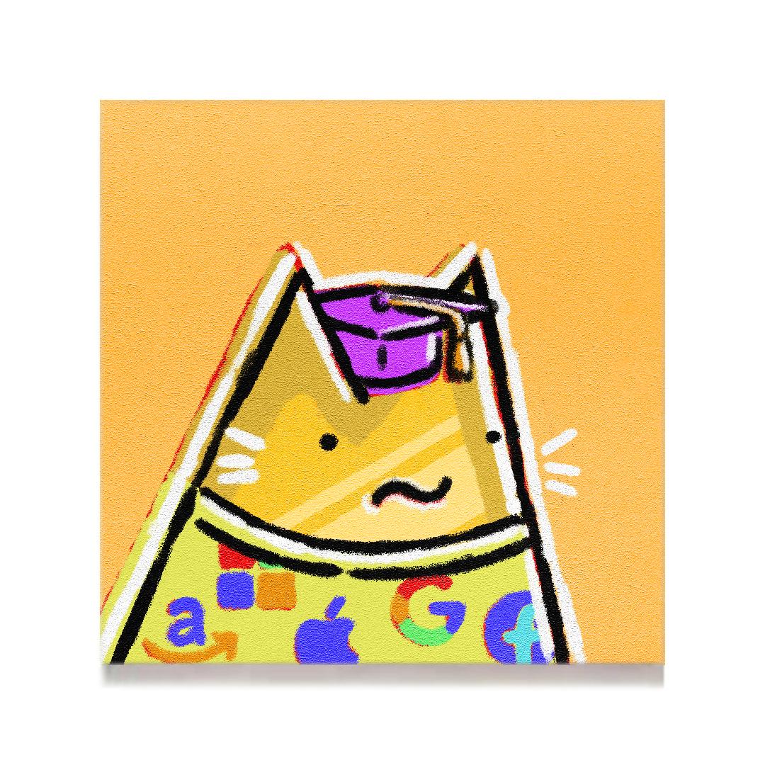 Pop Art Cat #1447