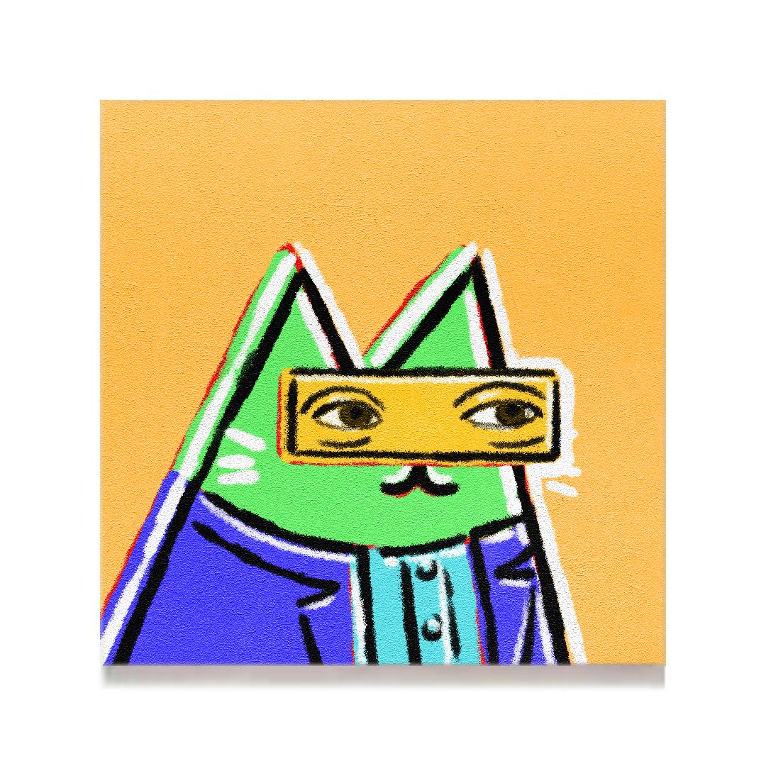 Pop Art Cat #5199