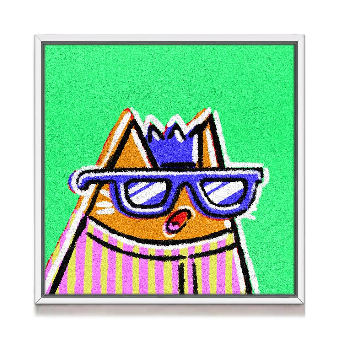 Pop Art Cat #6025