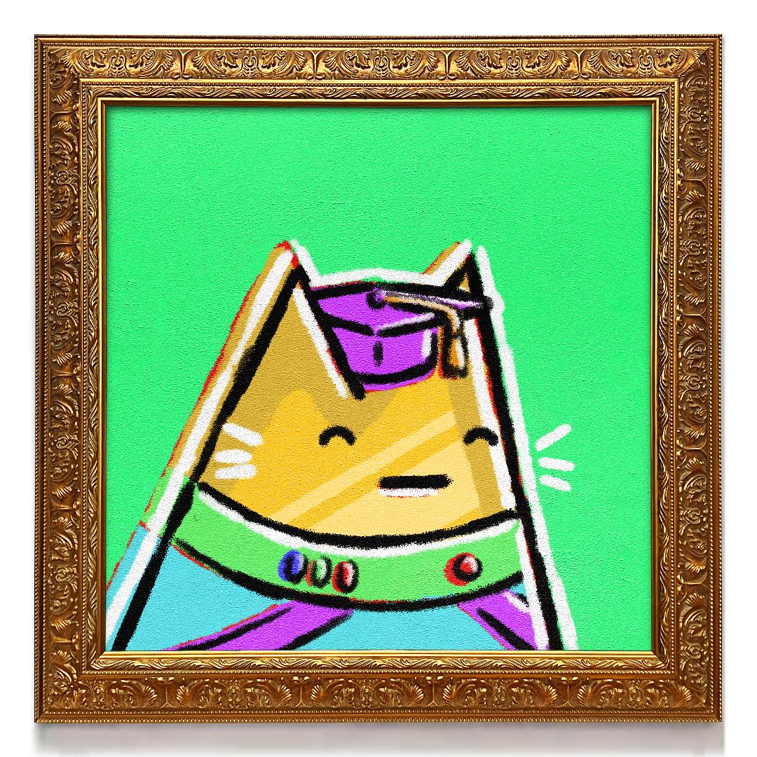 Pop Art Cat #8924