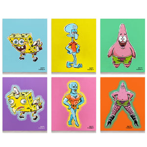 6 SpongeBob Paintings