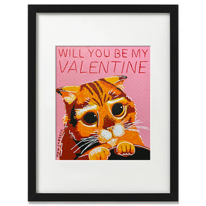 Will you be my Valentine Print