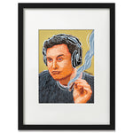 Load image into Gallery viewer, Elon Musk Smoking Print
