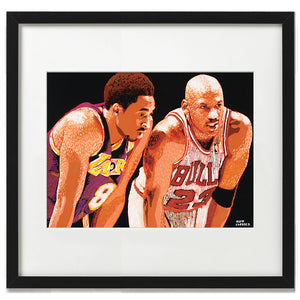Kobe Bryant & Michael Jordan Print