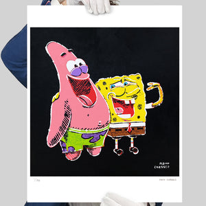 SpongeBob and Patrick Star Print