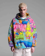 Load image into Gallery viewer, My Pop Art Cats Hoodie
